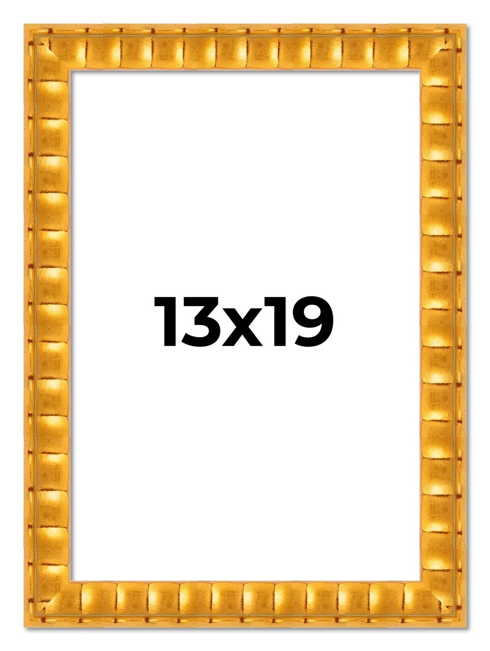 13x19 Bamboo Picture Frame with UV-Resistant Acrylic & Acid Free Backing, Available in 4 Finishes - Brown, Black, Gold, and Natural